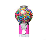 Capsule Gumball Bouncy Toy Dispensing Vending Machine Pink Color For Children