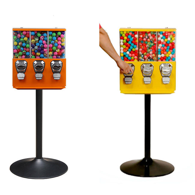 1000pcs Coin Triple Head Bulk Candy Vending Machines