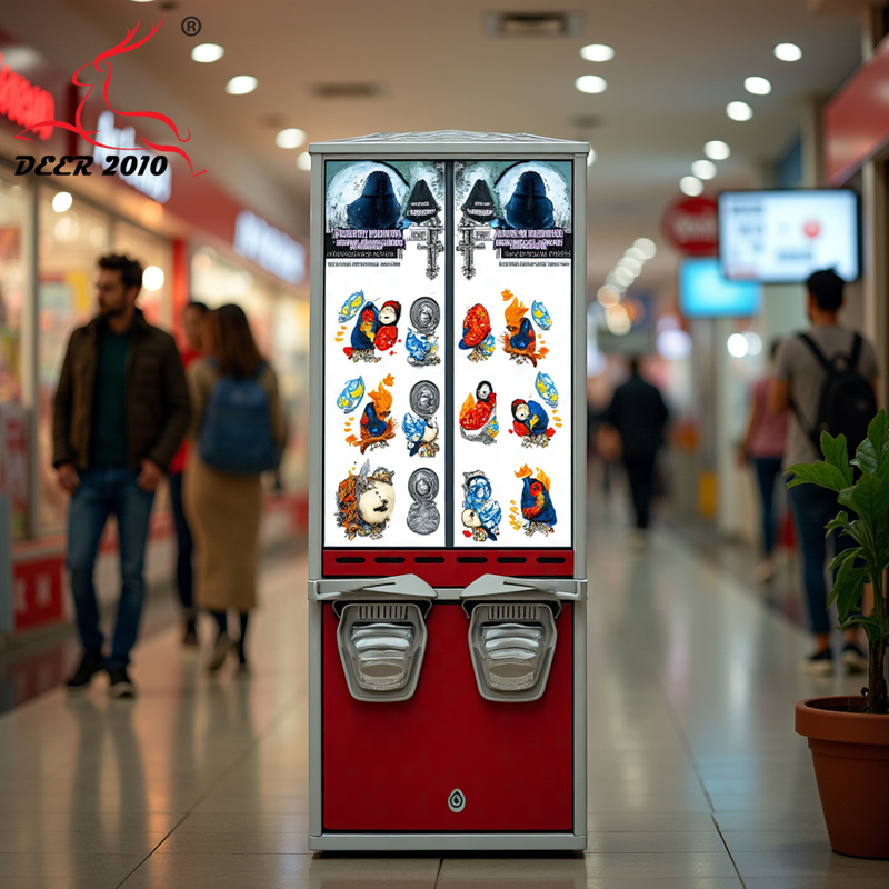 فروش دستگاه فروش خودکار برچسب عکس تاتو با شش رنگ اختیاری و دو ستونه