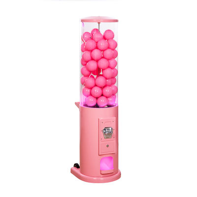 PMMA Globe Candy Gumball Vending Machine 1-4 سکه 44 * 38 * 146CM برای کودکان
